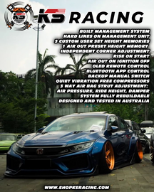 Honda Prelude BA8-9/BB1-4 91-96 Premium Wireless Air Suspension Kit - KS RACING