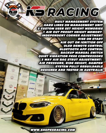 BMW 1 Series 6cyl F20 11-19 Premium Wireless Air Suspension Kit - KS RACING