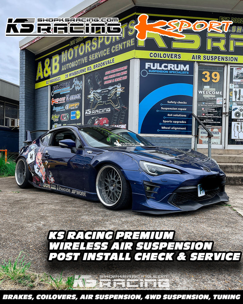 Lexus GS300 S160 97-04 Premium Wireless Air Suspension Kit - KS RACING
