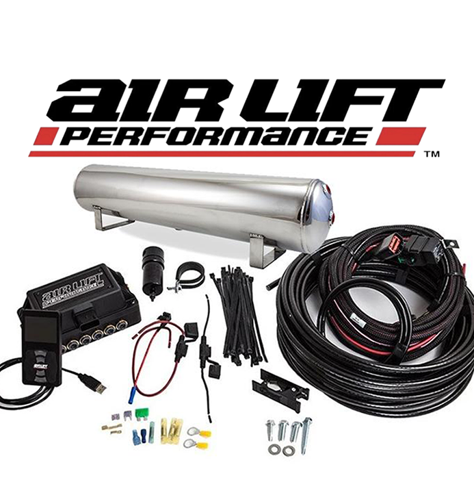 Dodge Challenger 08-UP Air Lift Performance 3P Air Suspension with KS RACING Air Struts