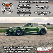 Load image into Gallery viewer, Mercedes Benz C-Class W205 RWD 15-20 Air Lift Performance 3P Air Suspension with KS RACING Air Struts