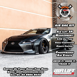 Toyota Corolla Altis E130 01-07 Air Lift Performance 3P Air Suspension with KS RACING Air Struts