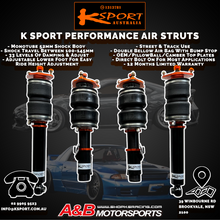 Load image into Gallery viewer, Lexus IS300 RWD 18-UP Air Lift Performance 3P Air Suspension with KS RACING Air Struts