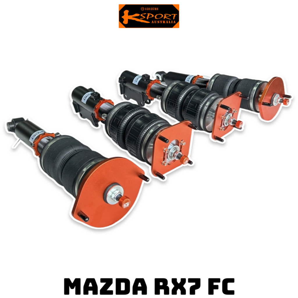 Mazda RX7 FC Air Suspension Air Struts Front and Rear - KS RACING