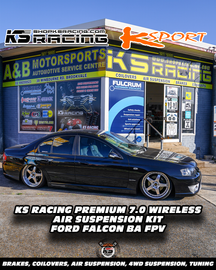 Ford Falcon 98-08 Premium Wireless Air Suspension Kit - KS RACING