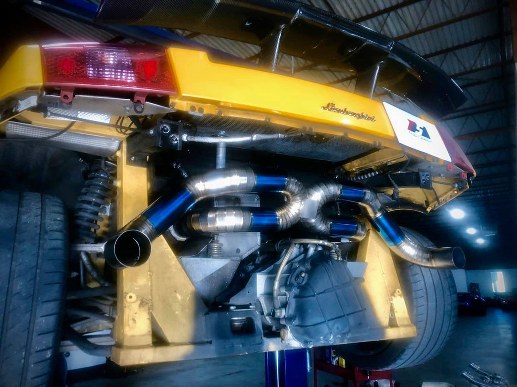 Lamborghini Gallardo 04-08 Race Spec X-Pipe 100% Full Titanium Exhaust System