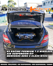 Load image into Gallery viewer, Mercedes Benz C-Class W204 2WD 07-14 Premium Wireless Air Suspension Kit - KS RACING