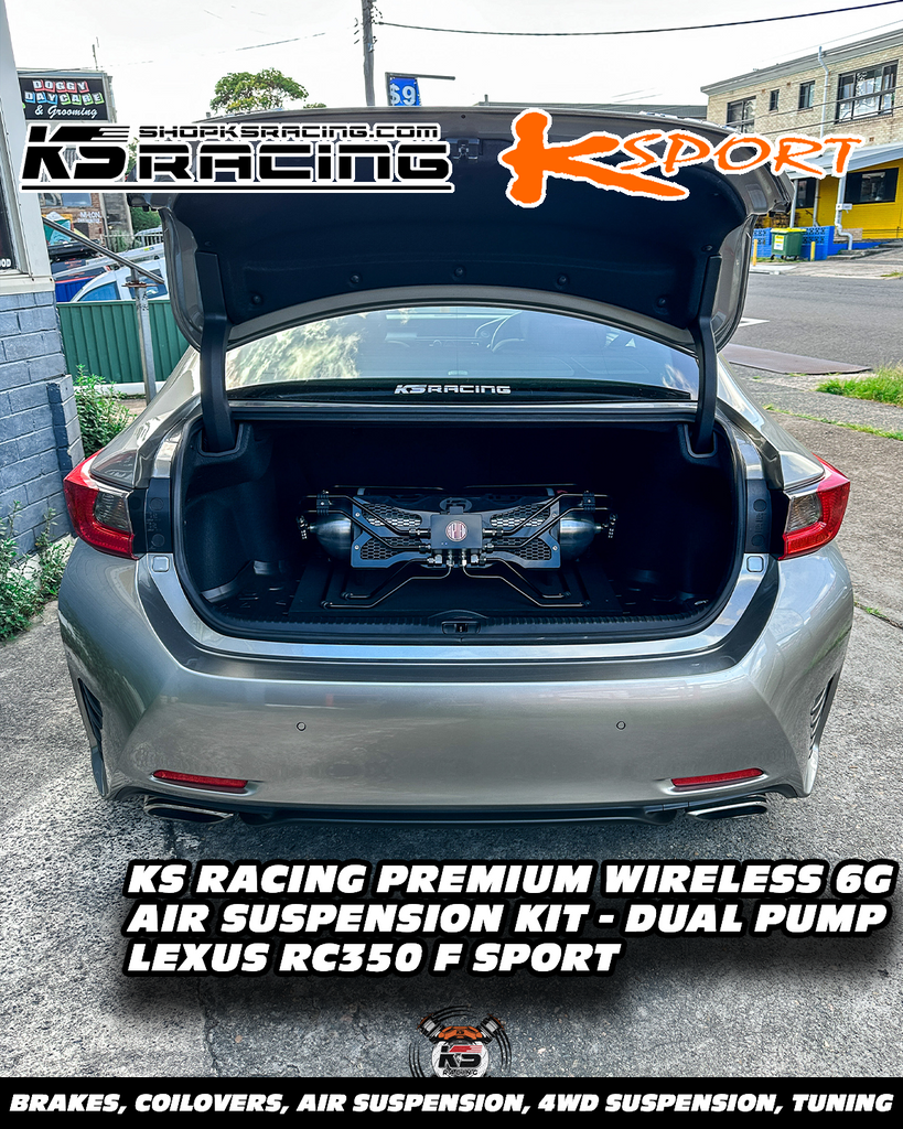 Porsche Cayman 981 12-UP Premium Wireless Air Suspension Kit - KS RACING