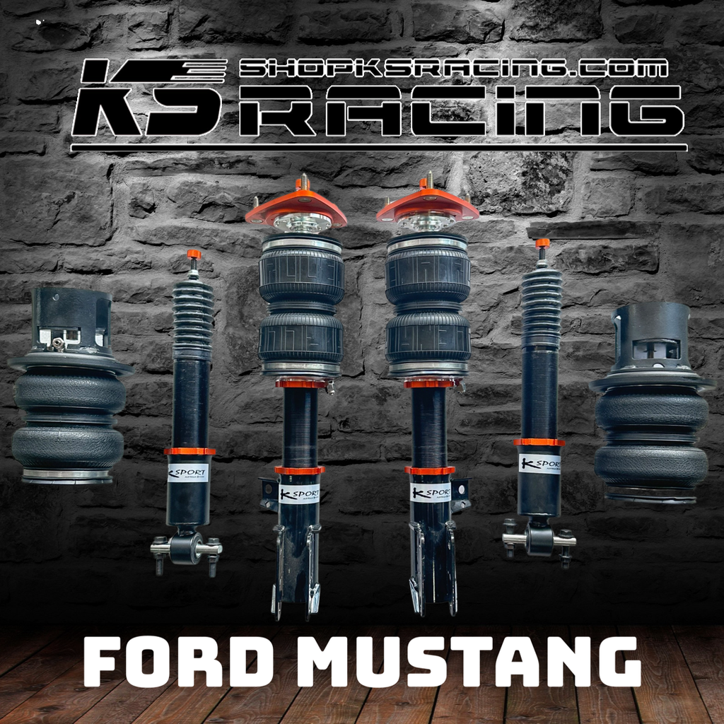 Ford Mustang D2C / S197 05-14 Premium Wireless Air Suspension Kit - KS RACING