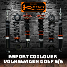 Volkswagen GOLF 5 MKV strut dia. 55mm, 4wd 03-08 - KSPORT Coilover Kit