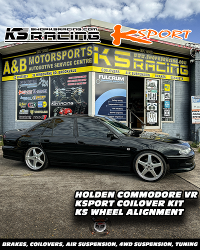 Holden Commodore VR IRS // KSPORT Coilover Kit & Top Mount // KS Racin ...