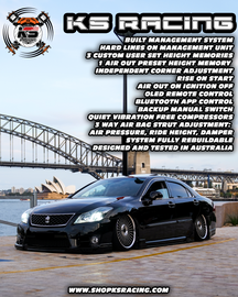 Toyota Soarer GZ20 84-86 Premium Wireless Air Suspension Kit - KS RACING