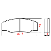 Load image into Gallery viewer, KS Brake Pads for KS Front 4 Pot Calipers