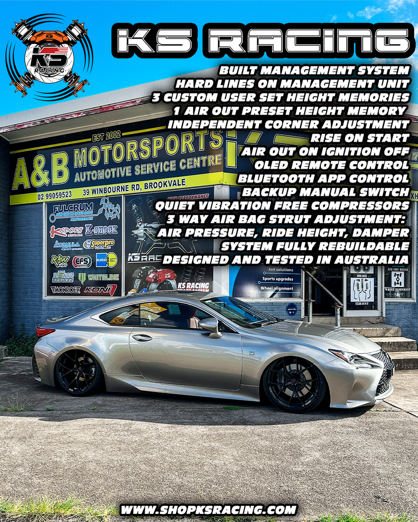 Mini Clubman R55 07-14 Premium Wireless Air Suspension Kit - KS RACING