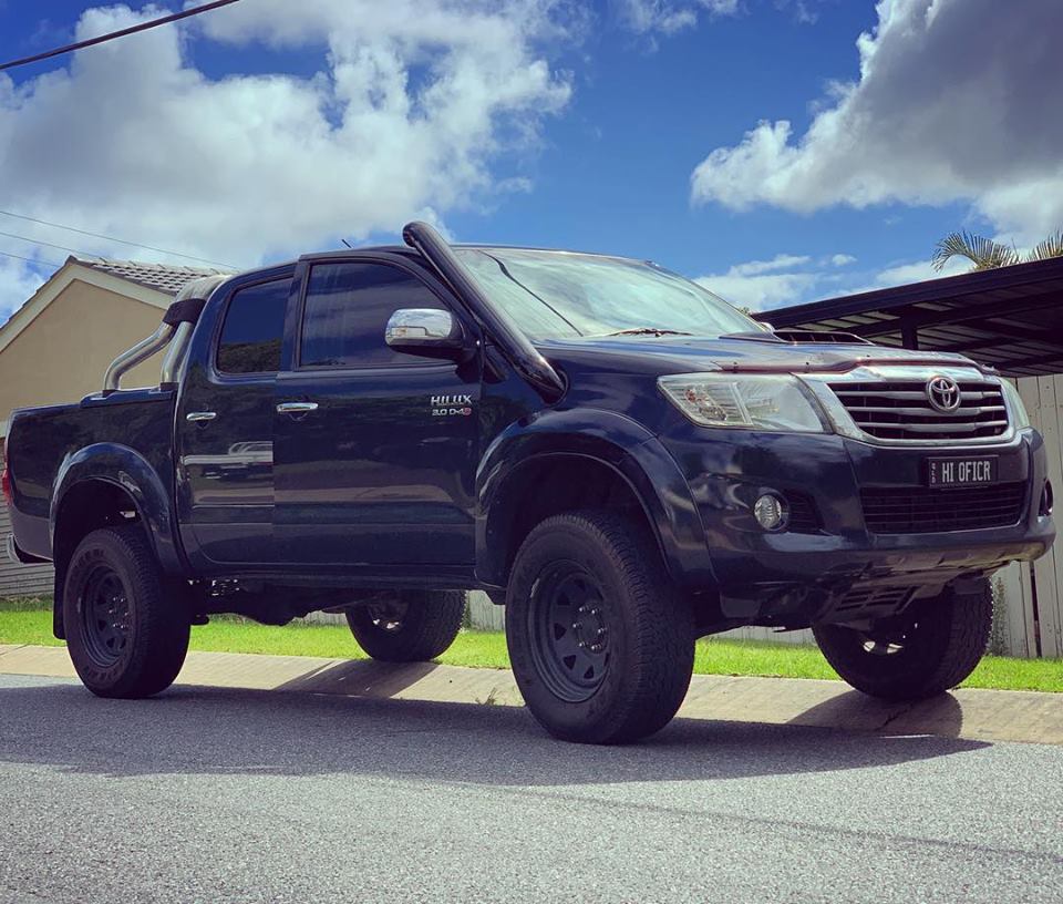 N70 HILUX (2005-2015) 4" Stainless Steel Snorkel Kit