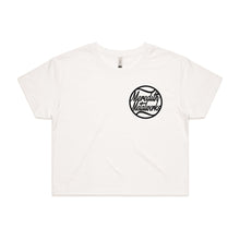 Load image into Gallery viewer, Meredith Metalworks End Cap Print Crop Tees