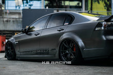 Load image into Gallery viewer, 51KBRA Holden Commodore VE slammed on KS RACING Air Suspension kit and Koya 20&quot; wheels. Holden VE Supercharged and airbagged.