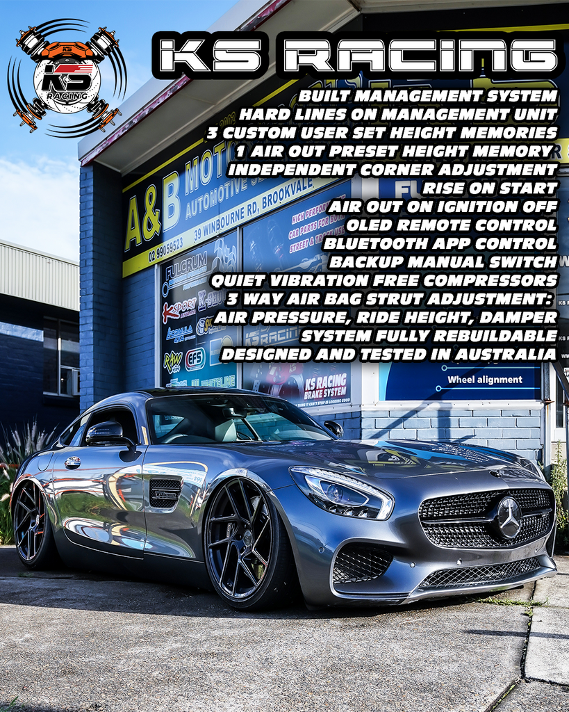 Mercedes Benz CLA45 AMG C117 13-19 Premium Wireless Air Suspension Kit – KS  RACING