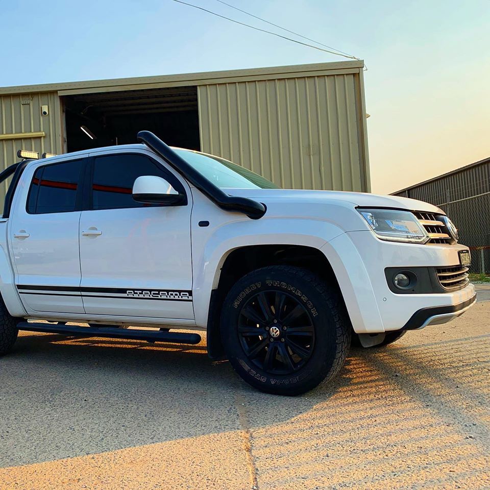 TWIN Amarok (2010+) 4” Stainless Steel Snorkel Kit