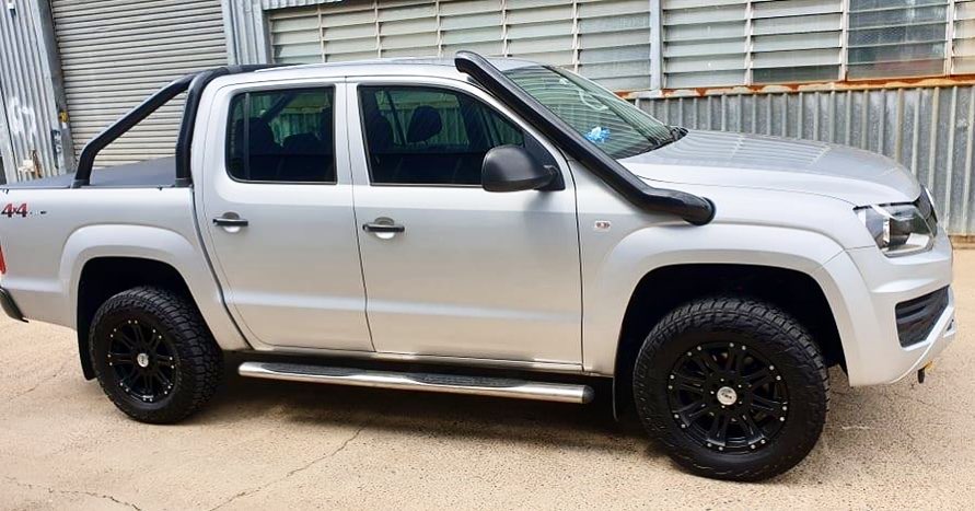 TWIN Amarok (2010+) 4” Stainless Steel Snorkel Kit