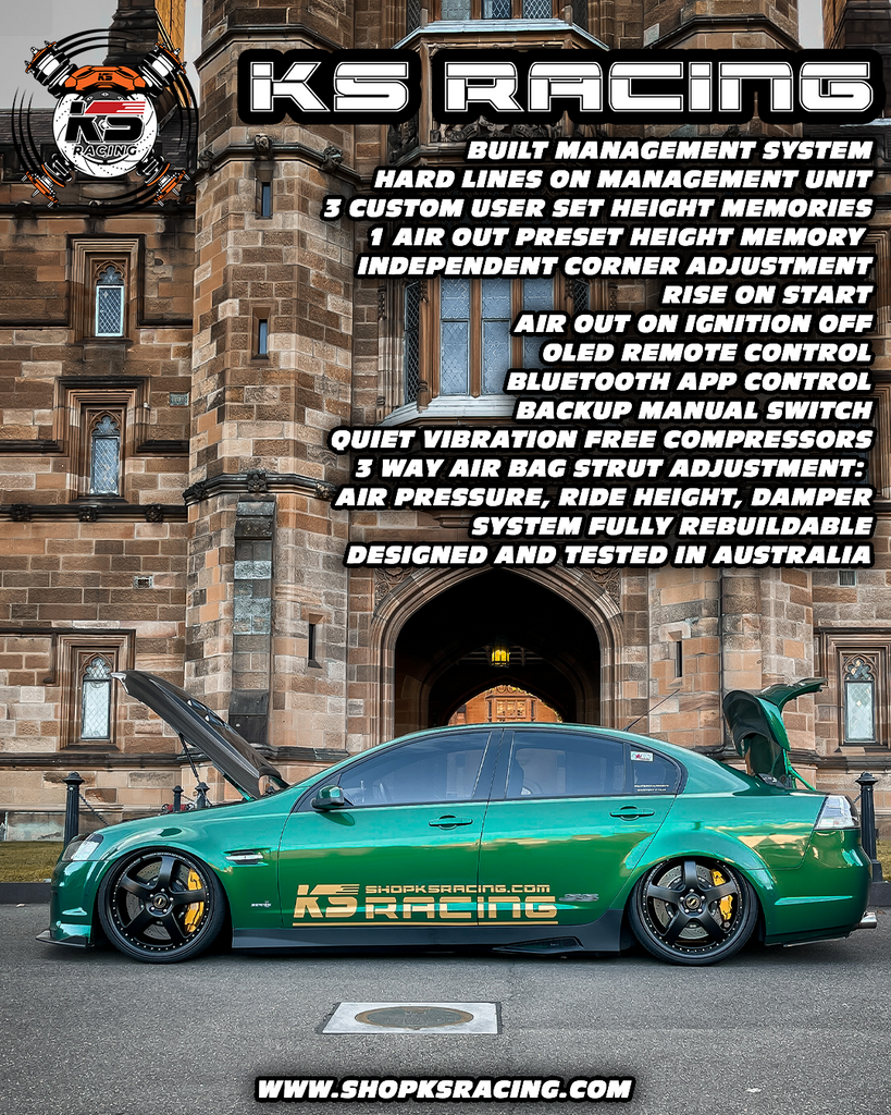 Dodge Charger 06-UP Premium Wireless Air Suspension Kit - KS RACING