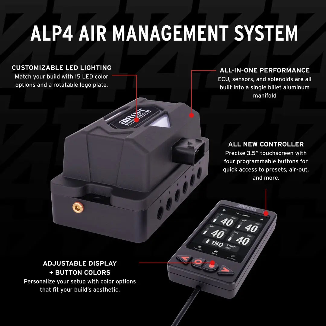 AIR LIFT 4P Control Unit Only - AIR LIFT — KS Racing Australia