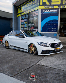 Mercedes Benz C63 C63S AMG W205 Premium Wireless Air Suspension Kit - KS RACING