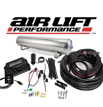 Load image into Gallery viewer, Saab 9-2 05-06 Air Lift Performance 3P Air Suspension with KS RACING Air Struts
