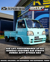 Load image into Gallery viewer, Honda Acty Air Lift Performance 3P Air Suspension with KS RACING Air Struts