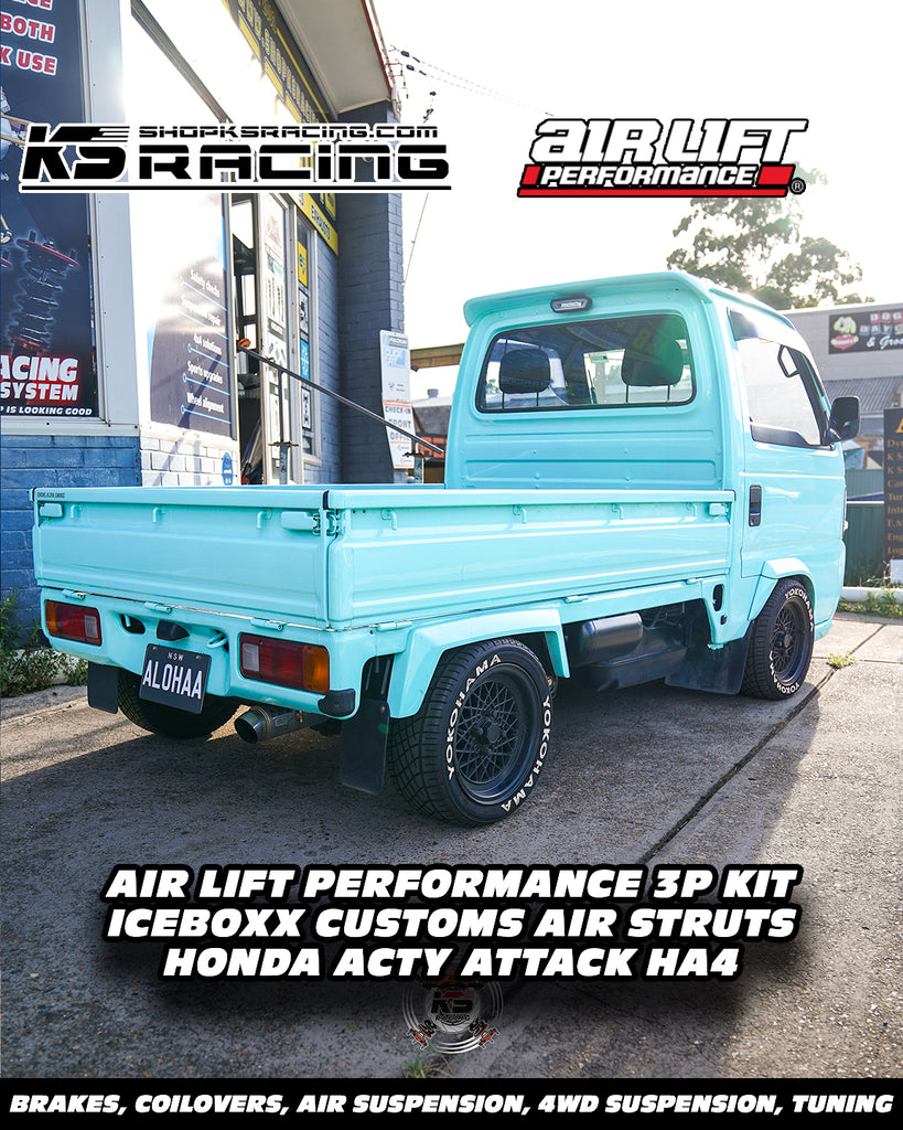 Honda Acty Air Lift Performance 3P Air Suspension with KS RACING Air Struts