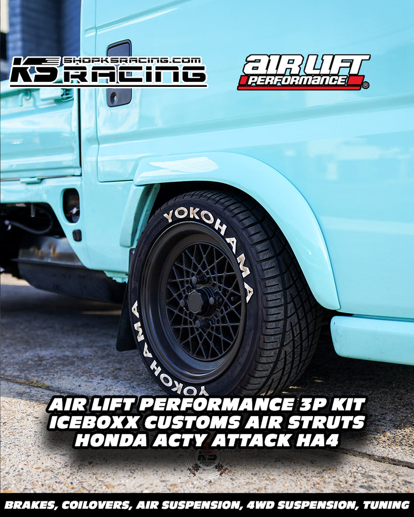 Honda Acty Air Lift Performance 3P Air Suspension with KS RACING Air Struts