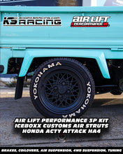 Load image into Gallery viewer, Honda Acty Air Lift Performance 3P Air Suspension with KS RACING Air Struts