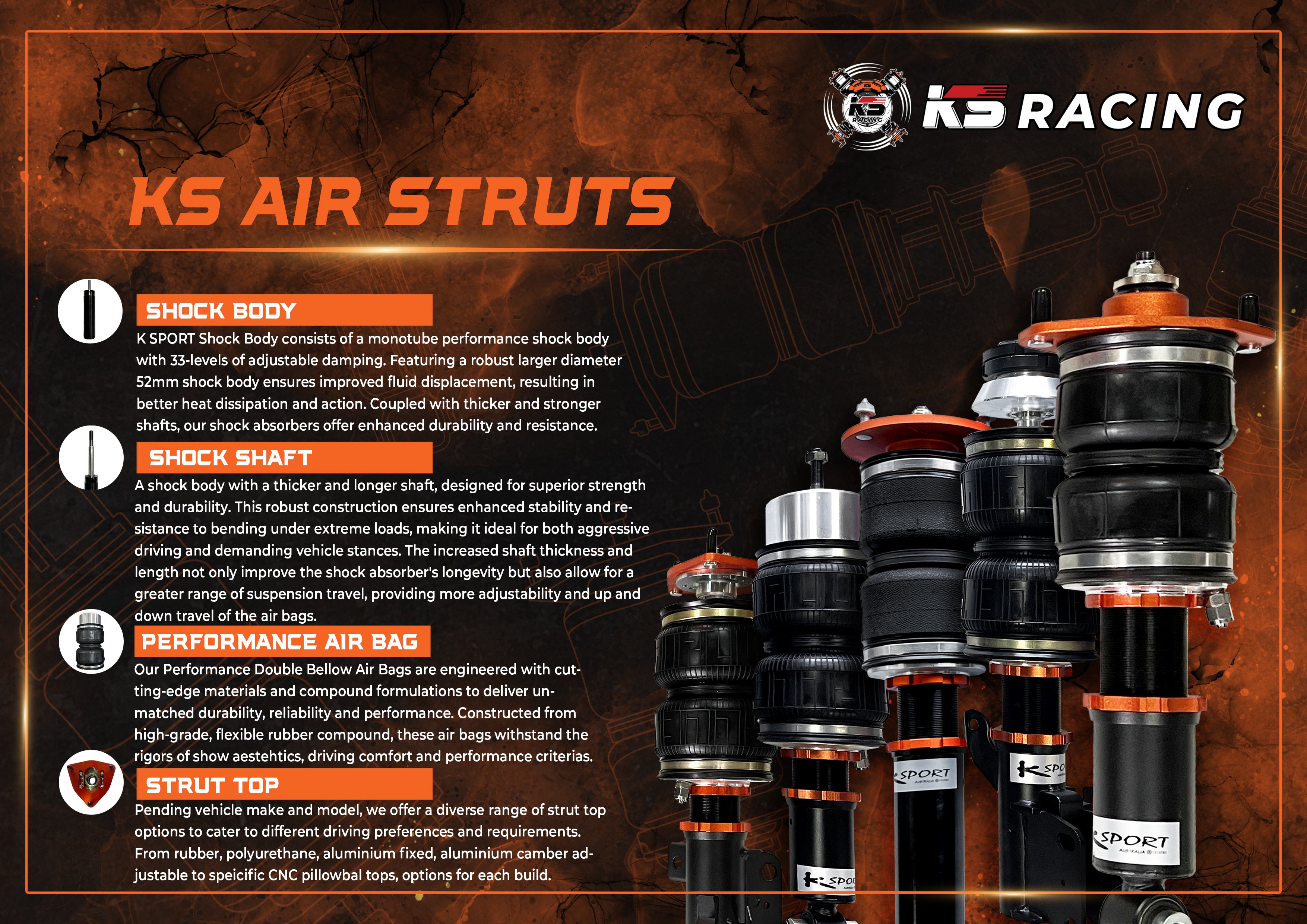 Nissan Sentra B13 90-94 Premium Wireless Air Suspension Kit - KS RACING — KS Racing Australia
