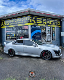 Ford Falcon FG Front Super 8 Pot 405mm Floating Disc - KS RACING BRAKE KIT