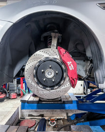 Ford Falcon BF Front Super 8 Pot 405mm Floating Disc - KS RACING BRAKE KIT