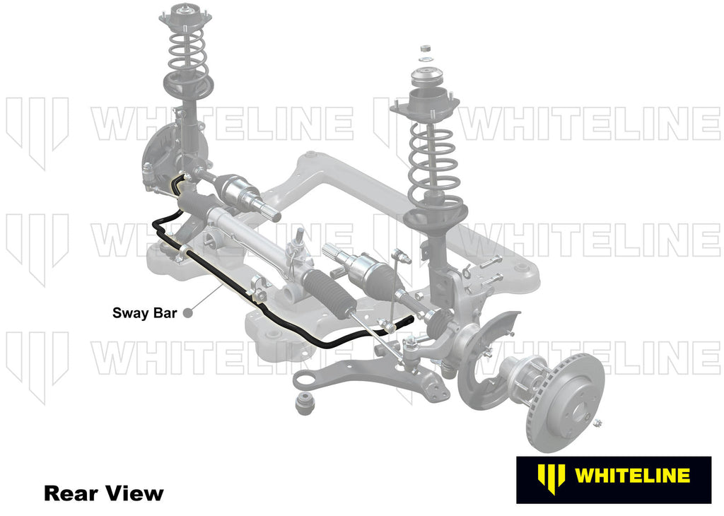 Front Sway Bar - 26mm 2 Point Adjustable to Suit Subaru Impreza VA WRX and Levorg VM - WHITELINE