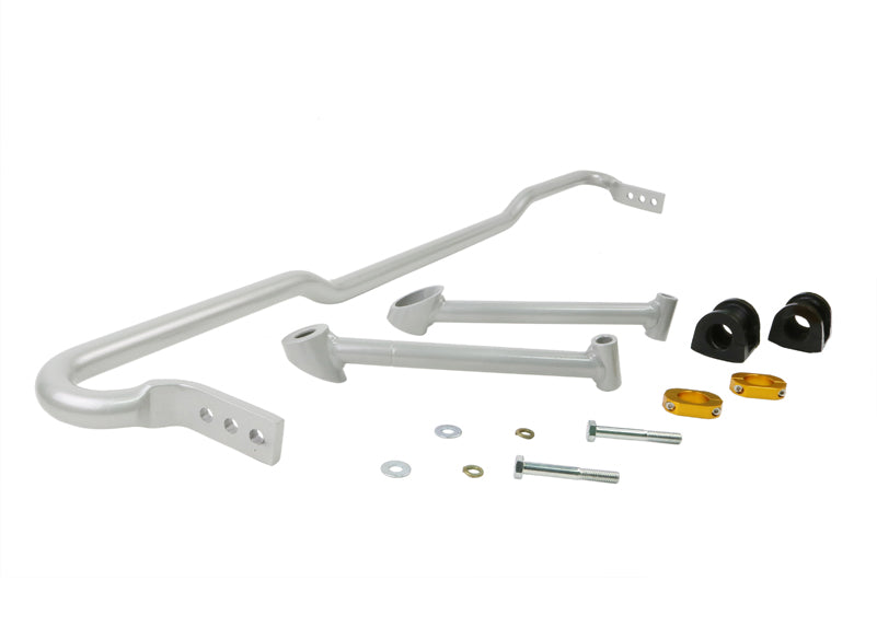 Rear Sway Bar - 24mm 3 Point Adjustable to Suit Subaru Forester, Impreza, Levorg, Liberty and Outback - WHITELINE