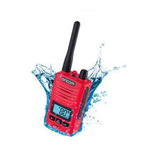 Load image into Gallery viewer, Oricom DTX600 Red Waterproof IP67 5 Watt Handheld UHF CB Radio