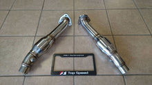 Load image into Gallery viewer, Ferrari F430 430 Coupe Spider 05-09 TOP SPEED PRO-1 Resonated Test Pipe Pipes