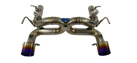 Ferrari F8 Tributo 20-22 Titanium Straight X-Pipe Exhaust with Valves