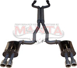 HOLDEN COMMODORE VE VF V8 UTE + WM/WM CAPRICE DUAL 3IN CAT BACK SYSTEM WITH 3.5IN TIPS - MANTA PERFORMANCE