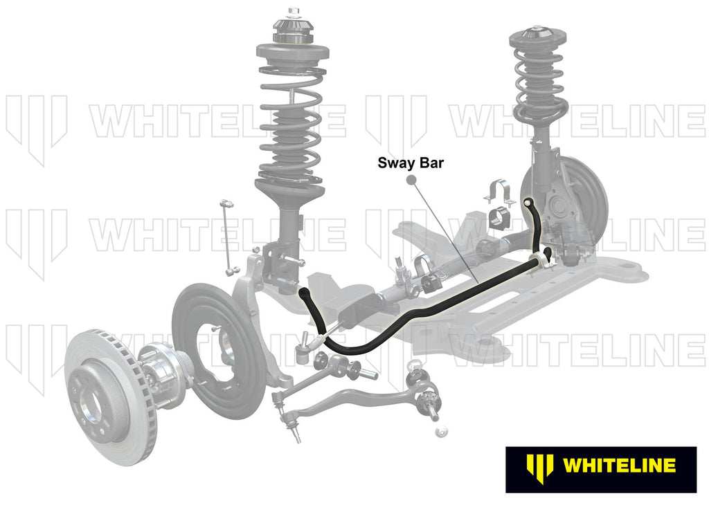 Front Sway Bar - 30mm 4 Point Adjustable to Suit Holden Commodore VE, VF and HSV - WHITELINE