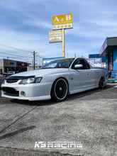 Load image into Gallery viewer, Holden VY Ute with lump cam and all round air suspension. VY kitted with our KS RACING Performance air struts and Premium wireless air suspension kit.