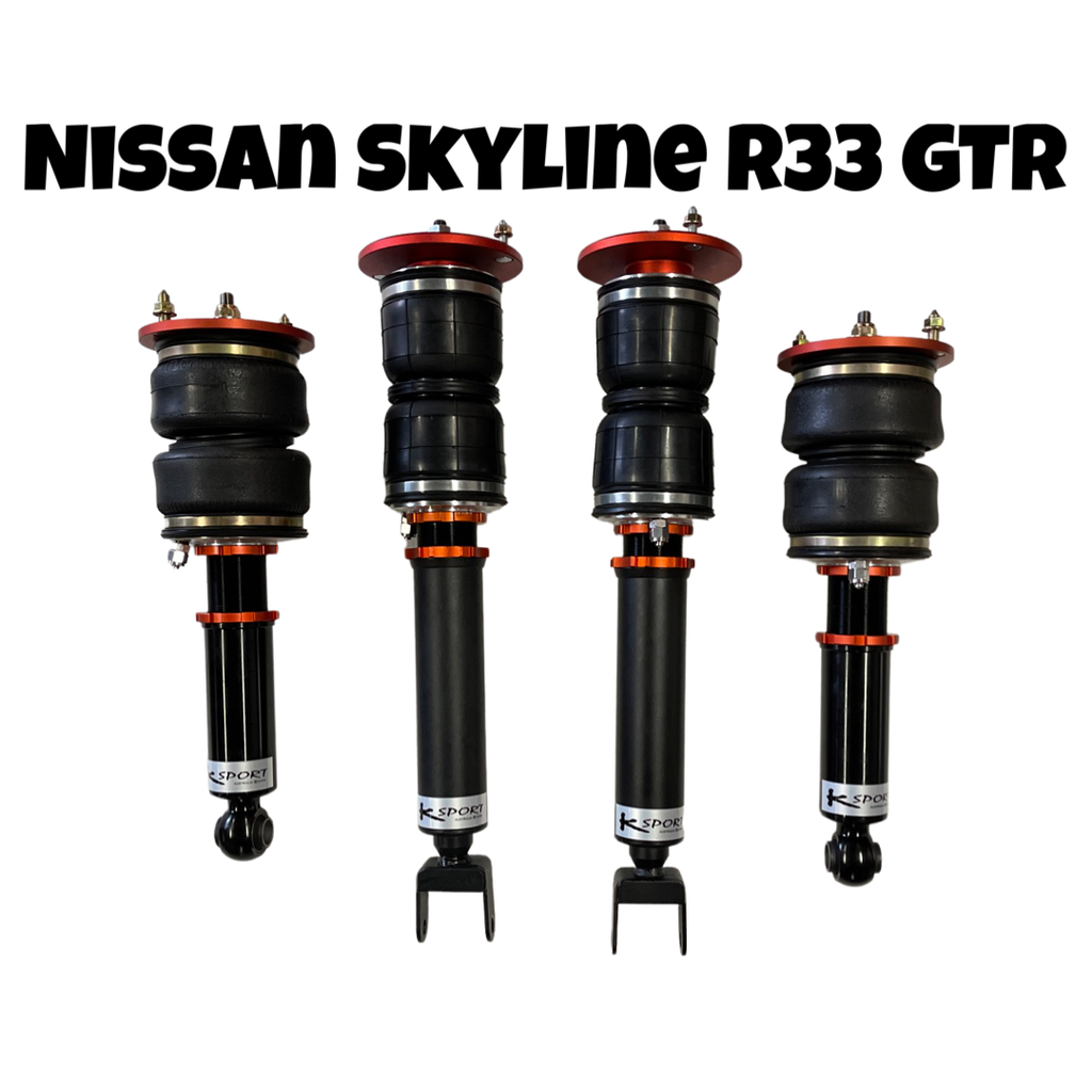 Nissan Skyline R33 GTR Air Suspension Air Struts Front and Rear - K SPORT