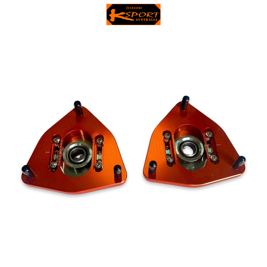 K SPORT Coilover Camber Top Plates - Pair