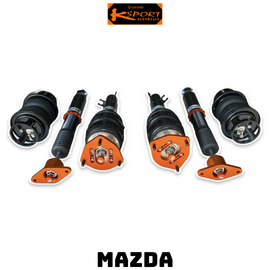 Mazda 323 95-98 Premium Wireless Air Suspension Kit - KS RACING