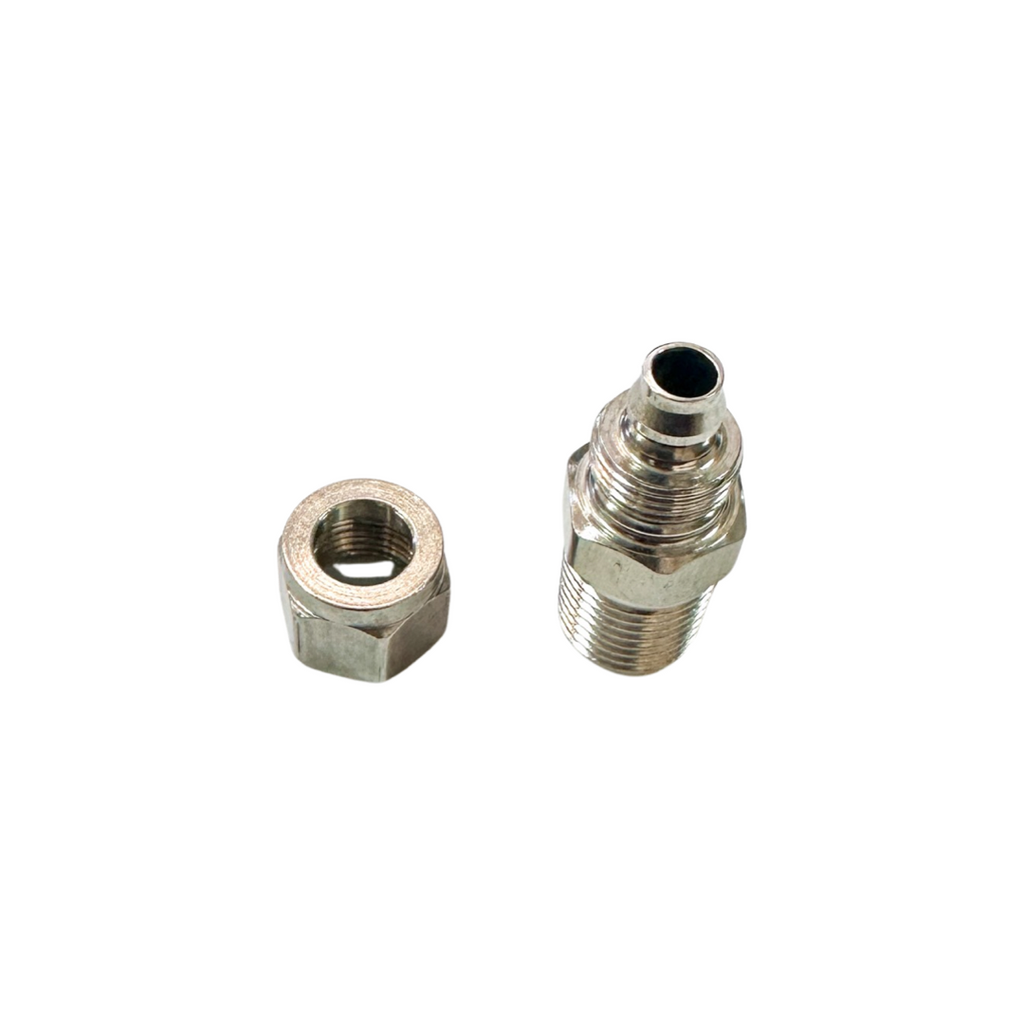 Straight Male Air Fitting 13mm x 8mm Airline Adapter Fitting Stainless Steel