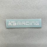 KS RACING 15cm Vinyl Sticker Decal
