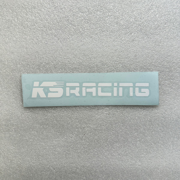KS RACING 15cm Vinyl Sticker Decal