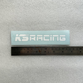KS RACING 15cm Vinyl Sticker Decal